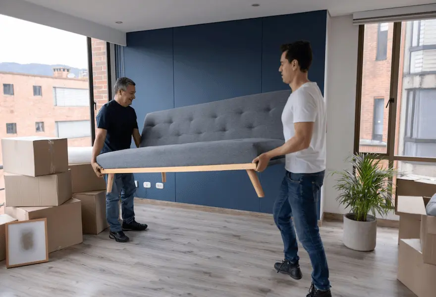 Additional services to move a sofa